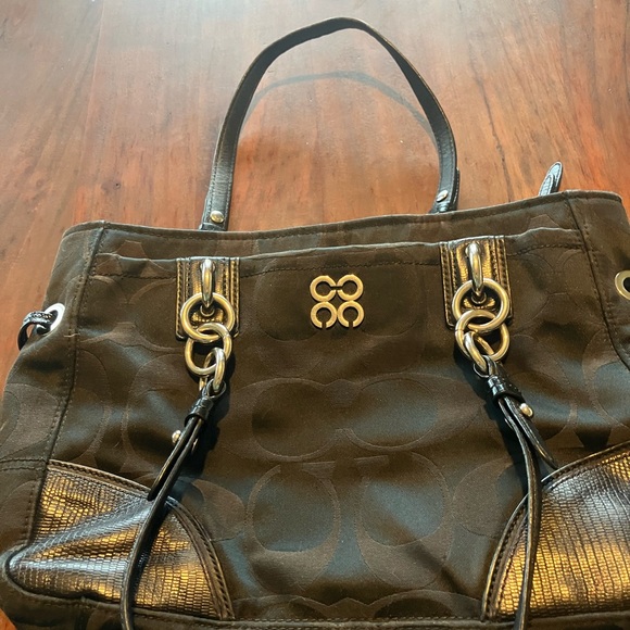 COACH Black Designer purse - Picture 6 of 13
